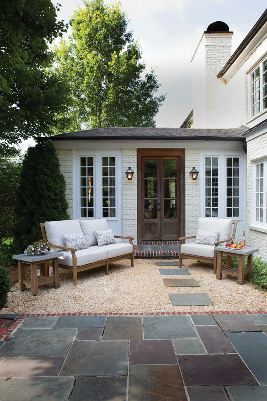 Stockton Outdoor Teak Lounge Chair, Preview Toffee