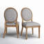 Chaise d'appoint rembourrée en lin Hildemar-1335091151-1248836147