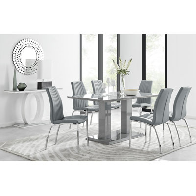 Eubanks Dining Set with 6 Chairs