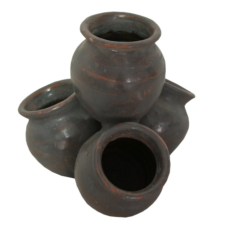 Pots en argile Waterfall , Gris
