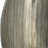 9.5x5.5x12" Aluminum Layered Chisel Oval Vase