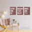 Leopard Pattern Beautiful Strong Bright Typography - 3 Piece No Frame Print Set-88622308-88622309