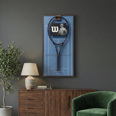 Australian Open Tennis Racket Display Frame