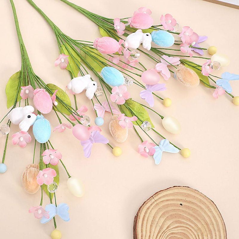 Ensemble de 3 décorations florales 3 pièces