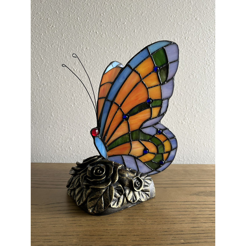 Mini lampe de table Tiffany Butterfly