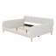 Upholstered Daybed With Support Legs-1330007660
