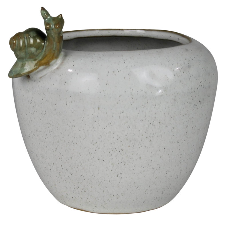 Pot With Snail, Ceramic