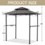 1.5m W x 2.5m D Metal Soft-top Gazebo-1705386699