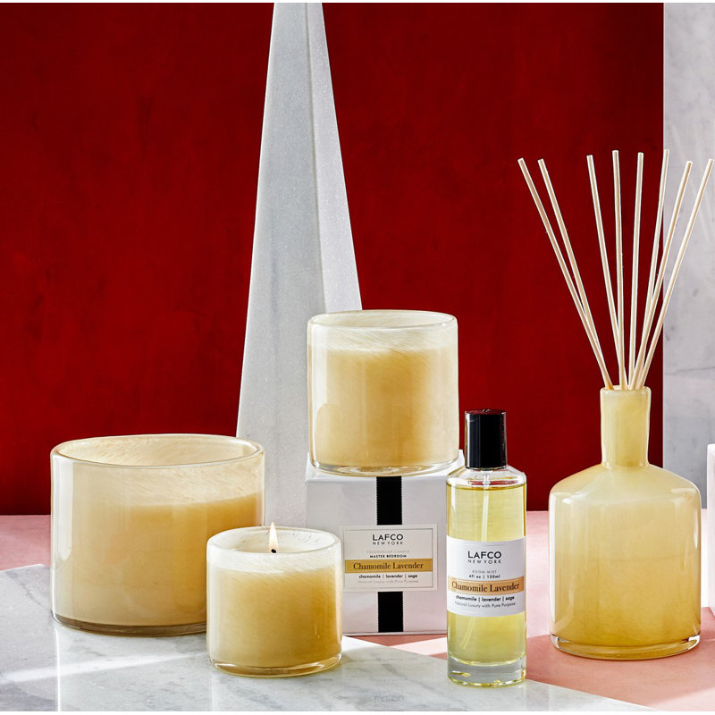 Chamomile Lavender Scented Jar Candle