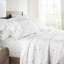 Ensemble de draps 100% satin de coton rétro-105688962