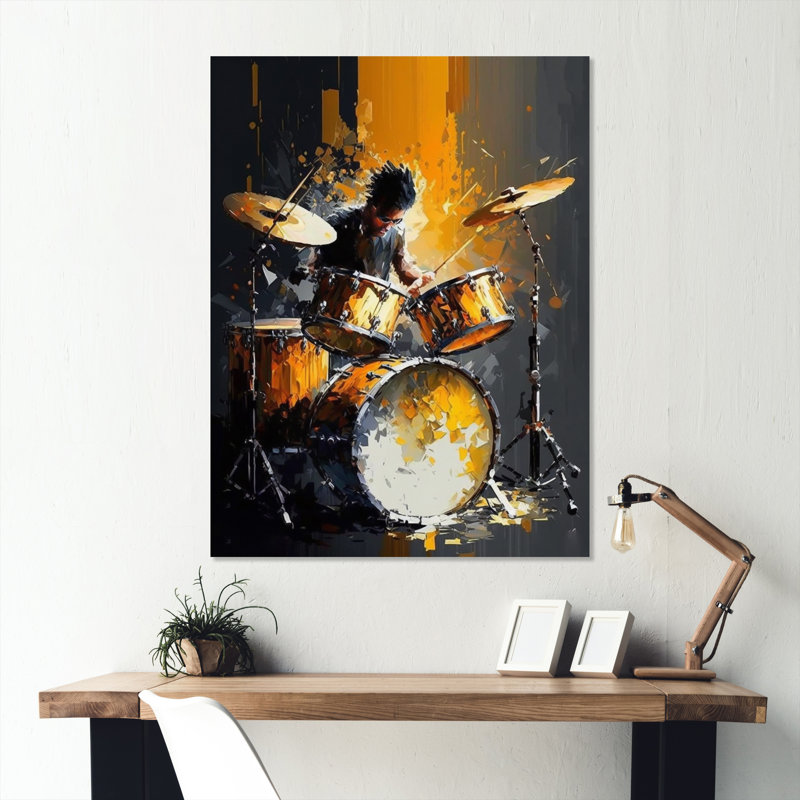 - Décoration murale musique en métal, H 20 po x l 12 po