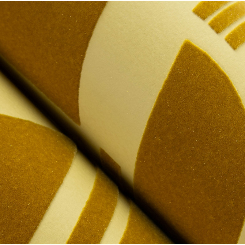 Papier peint Carter, Jaune