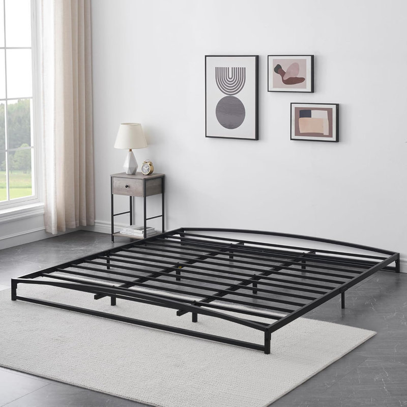 Metal Open-Frame Bed, King
