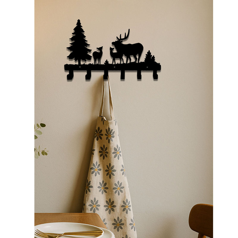 Portemanteau Farmhouse Rustic Animal