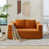 Chenille orange sélectionné