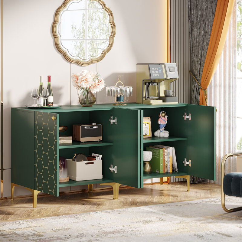 Doukala 63'' Sideboard, Green