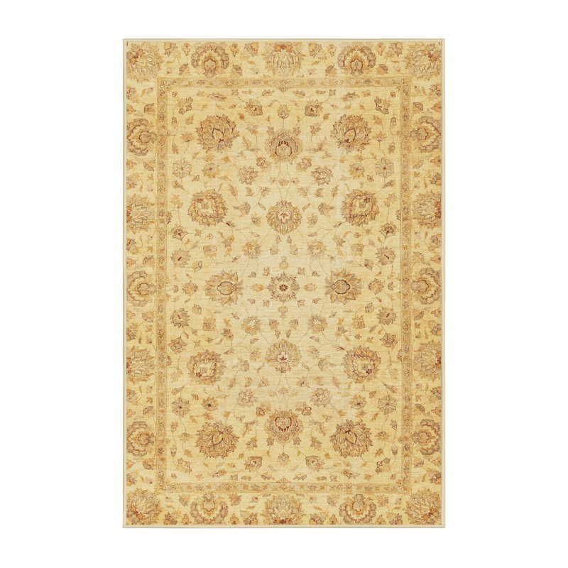 Tapis décoratif multicolore à motif abstrait, Rectangle 5 pi x 7 pi