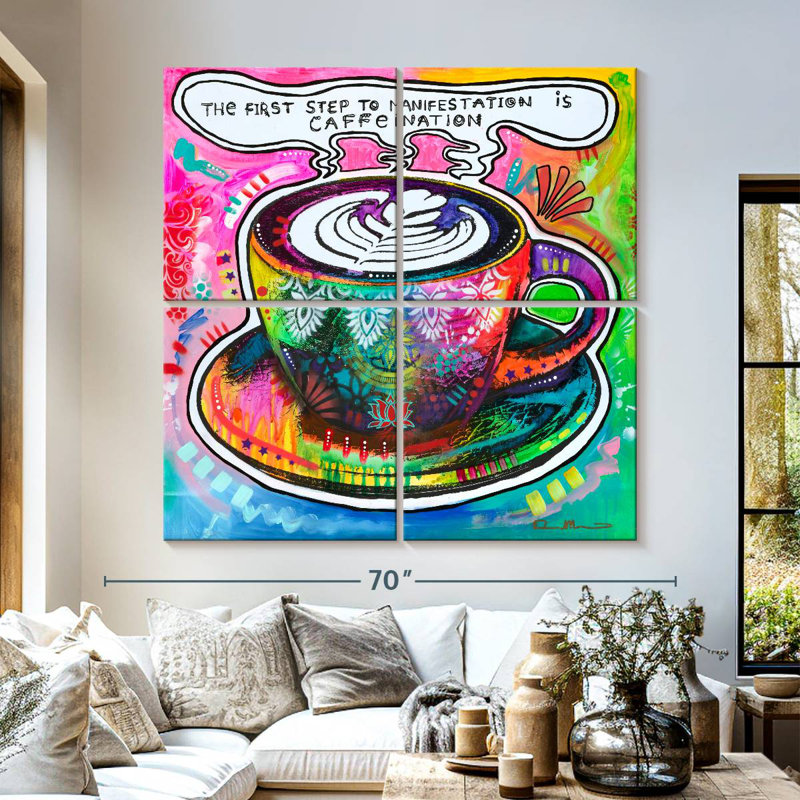 Ketti Caffeination, 57" H x 57" W
