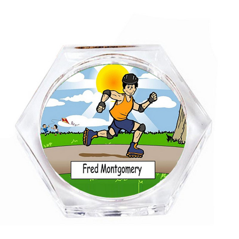 Ensemble de 4 sous-verres personnalisables, Oui