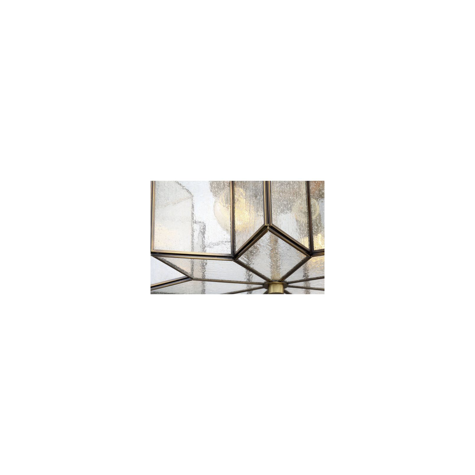 Putnam 2 Light Glass Semi Flush Mount, Clear