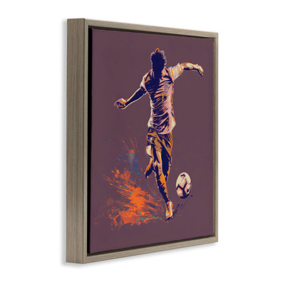 Art mural sur toile flottante abstraite, "gagnant gagnant" par Lazar Studio