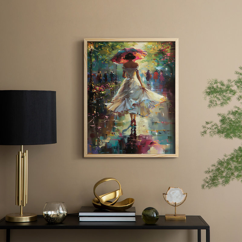 Reproduction encadrée WOMEN Series cmxxix - bois massif, Naturel, H 30 po x l 24 po