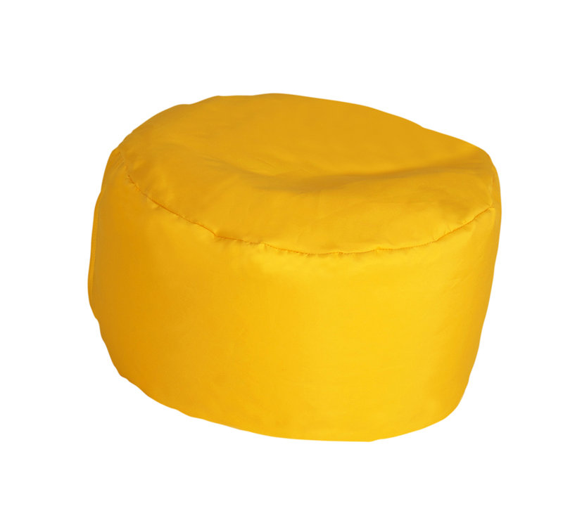 Polyester Outdoor Friendly Refillable Classic Bean Bag, Flakes, Yellow