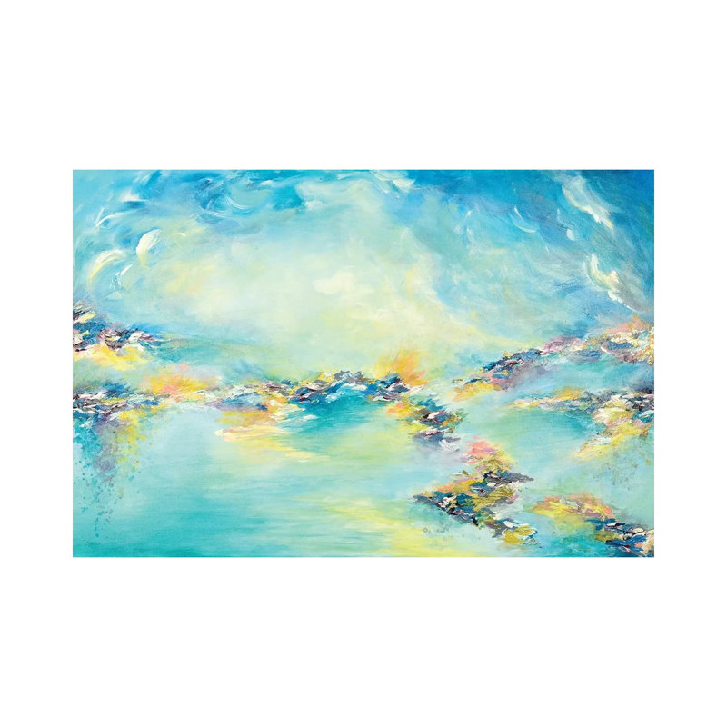 Sea To Sky by Julia Di Sano - Wrapped Canvas Painting, 152.5 cm H x 101.5 cm W
