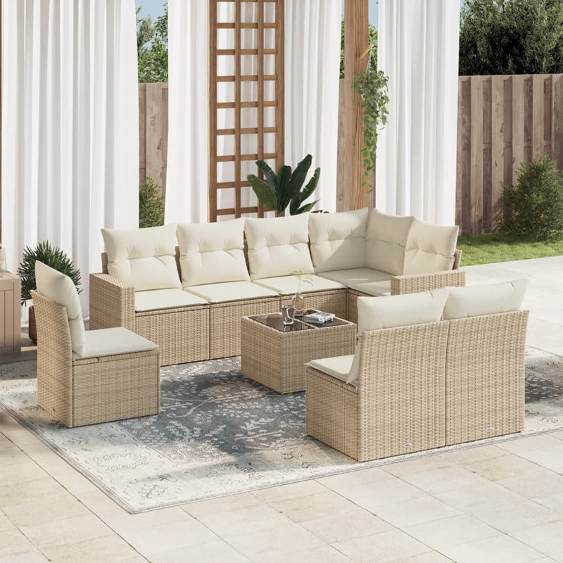 Ensemble de canapé de jardin Vidaxl