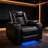 36.2" Wide Modern Upholstered Padded Arm Power Controlled Recliner Home Theatre Seating With Storage (Set of 10)