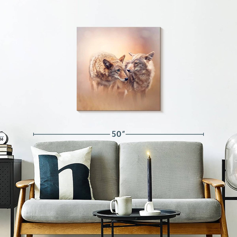 Crowle Dreamy Coyotes, 24" H x 24" W