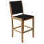 Riviera Teak Outdoor Sling Bar Chair-441185159