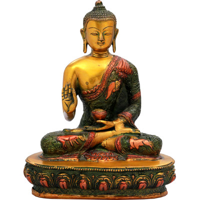Bouddha tibétain bouddhiste Shakyamuni en prédication Mudra