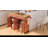 Solid Wood Kitchen Island Cart with Drop Leaf, 2 Drawers, 2 Storage Cabinets, Locking Wheels, Spice Rack & Towel Rack-1576386071