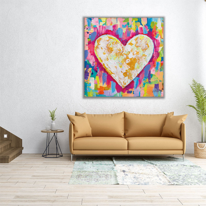 Pure Love - reproduction d'art sur toile, H 12 po x l 12 po