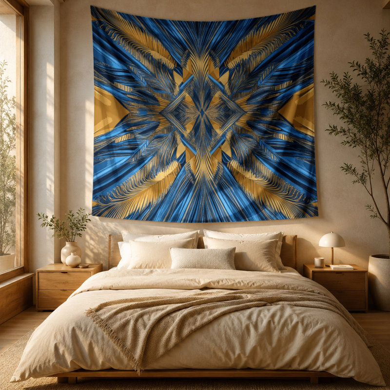 Tapisserie murale Op Art 75, 88 po x 104 po