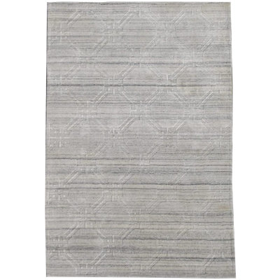 Tapis moderne en soie 4X6