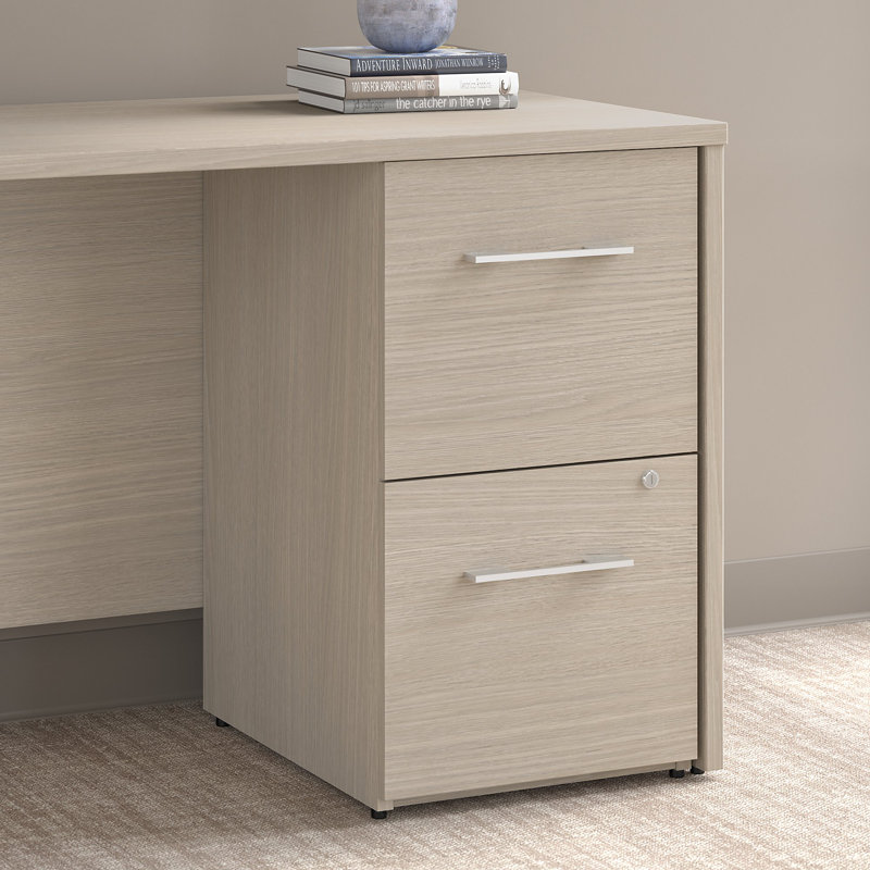 Ensemble de bureau configurable Office 500, Chêne sable, H 29,84 po x l 71,1 po x P 23,34 po