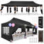 30 Ft. W x 10 Ft. D Metal Pop-up Canopy for Parties -98600871