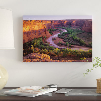 « tsegi négligent, canyon de chelly national-, arizona », reproduction de photo sur toile