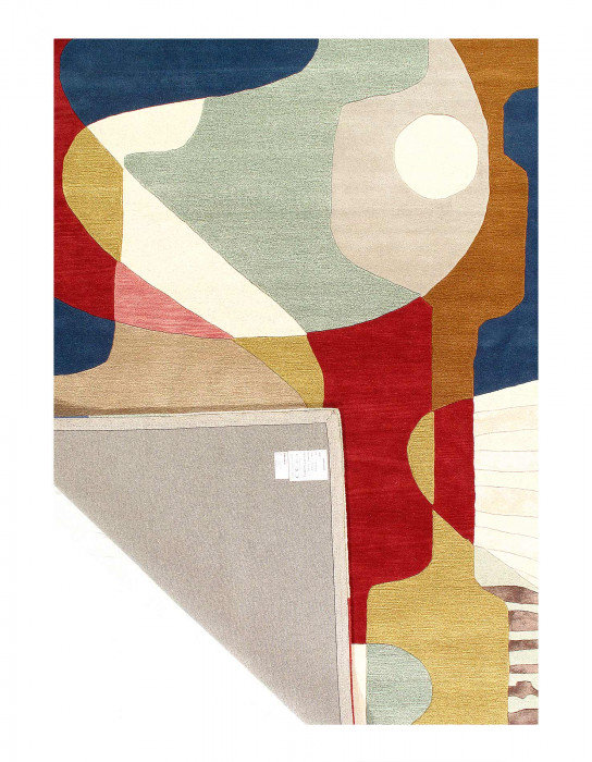 Jewelie One-of-a-Kind 9'09'' X 7'09'' Hand Tufted Area Rug