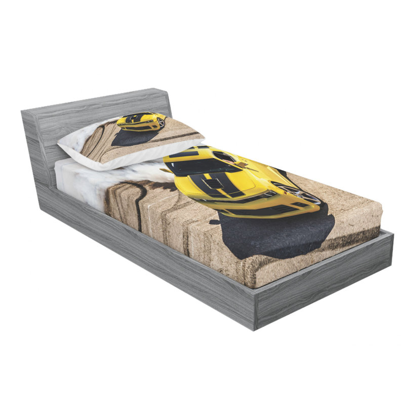 Microfiber Sheet Set, Queen Sheet Set with Fitted Sheet