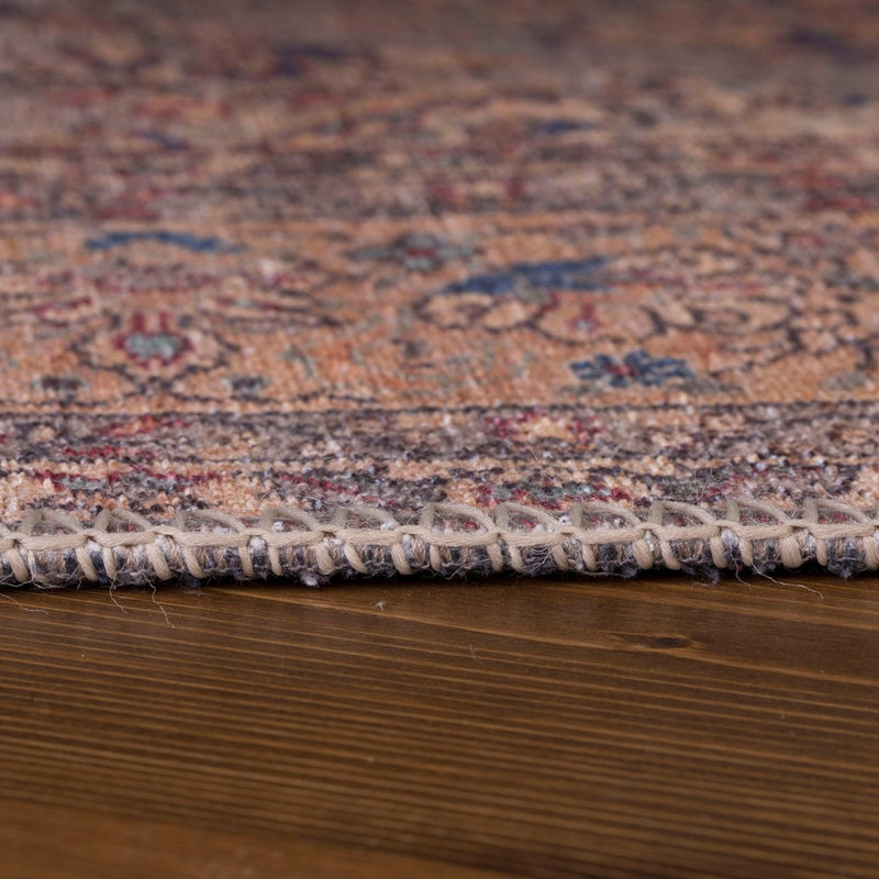 Premium Machine Washable Carpet, 4.6 x 6.2 Feet, 100% Polyester, 1850 g/m² | Pile Height: 0.2 Inches | Eco-Friendly Recycled Poly Cotton Underside | Perfect for Living Room, Bedroom, and High-Traffic Areas