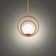 Luminaire suspendu sphère 1 lumière DEL Ellington