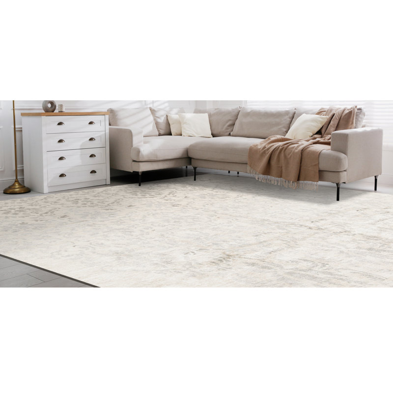 Damask Area Rug