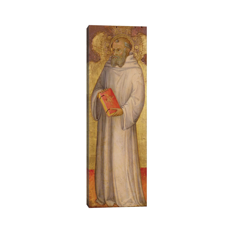 St. Benedict, Founder Of Oldest Order by Andrea Di Bartolo - Wrapped Canvas Panoramic Gallery-Wrapped Canvas Giclée