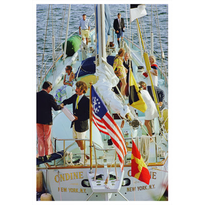 Party In Bermuda Print by Slim Aarons