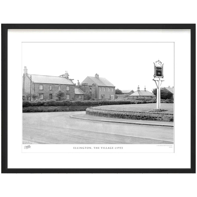 Ellington, The Village C1955 - Single Picture Frame Print, 60cm H x 80cm W x 2.3cm D