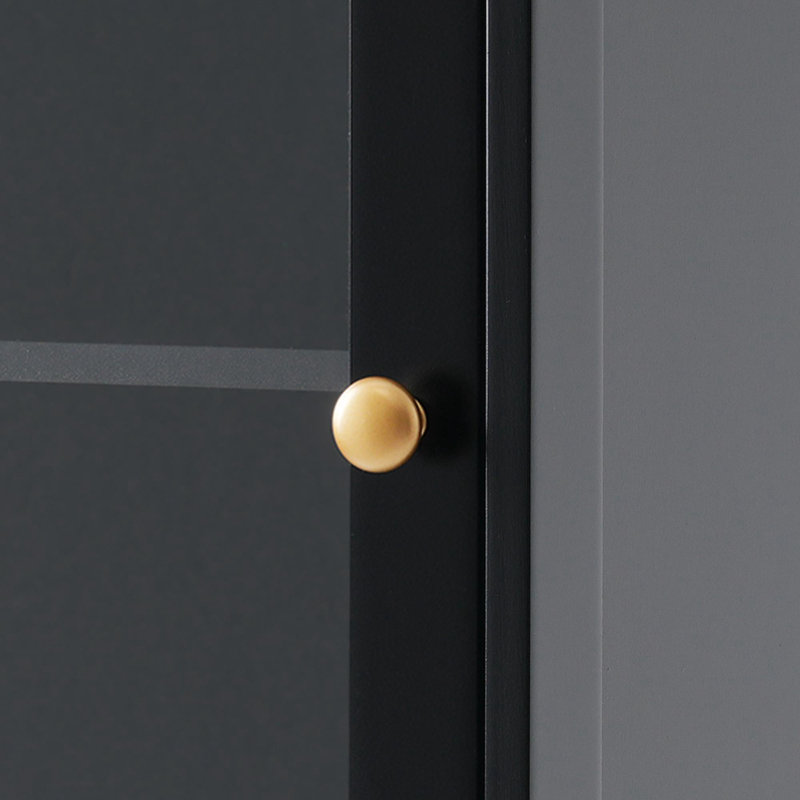 Armoire autoportante moderne, Noir