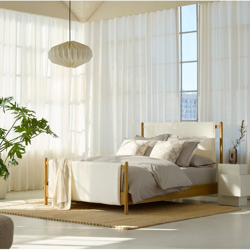 Refined Organic Percale Duvet Cover, Full/Queen Duvet Cover, Stone